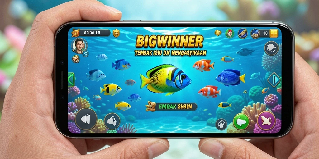 Screenshot gameplay Tembak Ikan BIGWINNER yang seru dan menegangkan.