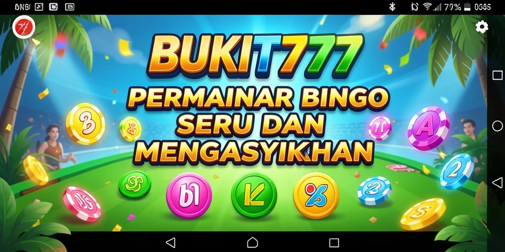 Tangkapan layar BUKIT777 menampilkan gameplay Bingo yang mendebarkan.