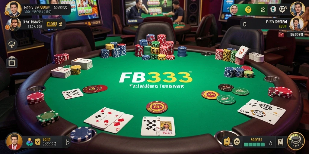 Screenshot FB333 menampilkan gameplay Poker yang seru dan menarik.