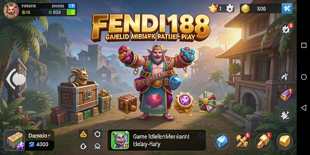 Tampilan gameplay menawan dari FENDI188 yang penuh warna.