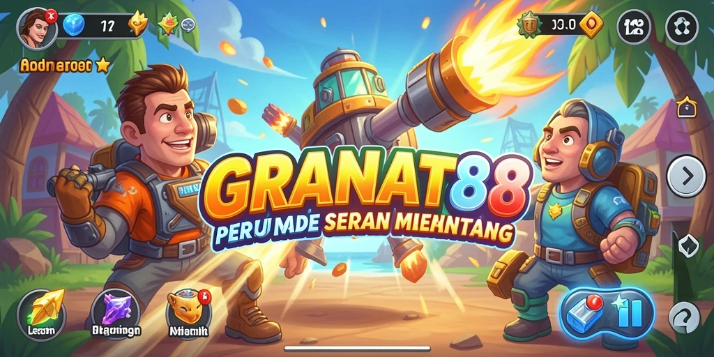 Tampilan gameplay seru dari GRANAT88 dengan tantangan menarik.