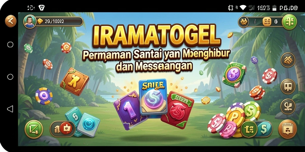 Tampilan gameplay menarik dari IRAMATOGEL yang memikat.