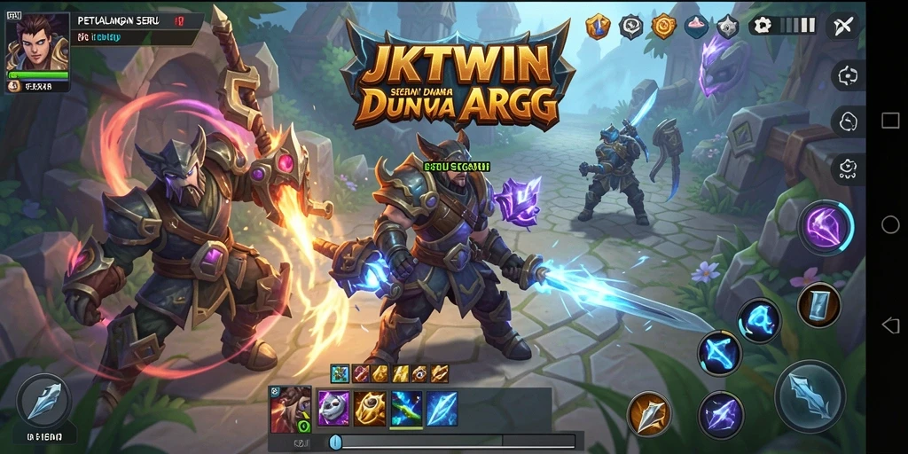 Gameplay seru ARPG di JKTWIN dengan pertarungan yang mengasyikkan.