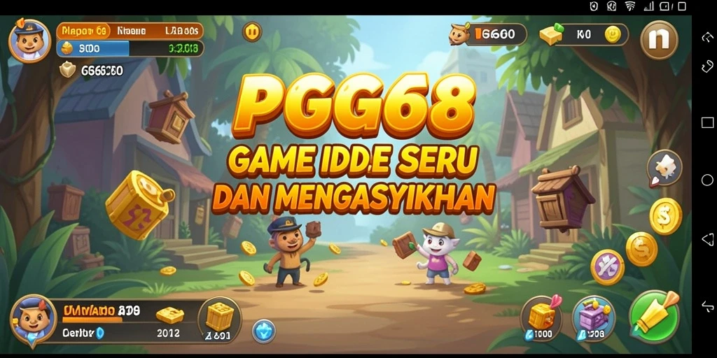 Screenshot PGG68 menampilkan pengalaman gameplay Idle yang menarik.