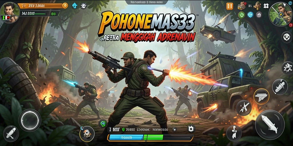 Screenshot dari gameplay seru di POHONEMAS33.
