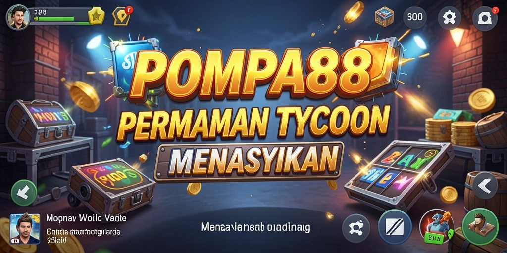 Tampilan menarik dari gameplay POMPA88 dalam membangun bisnis.
