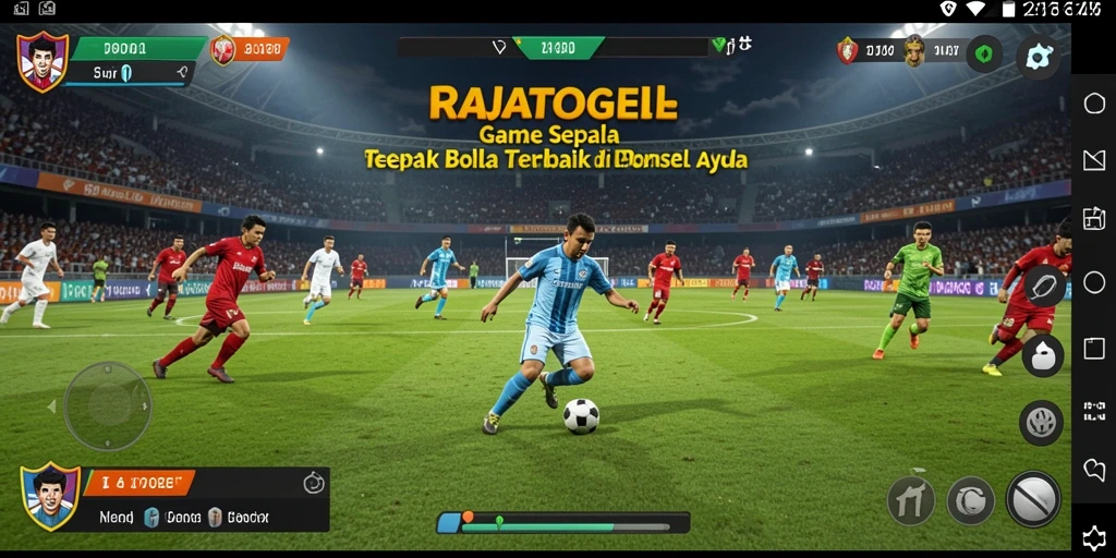 Gameplay seru RAJATOGEL di lapangan sepak bola