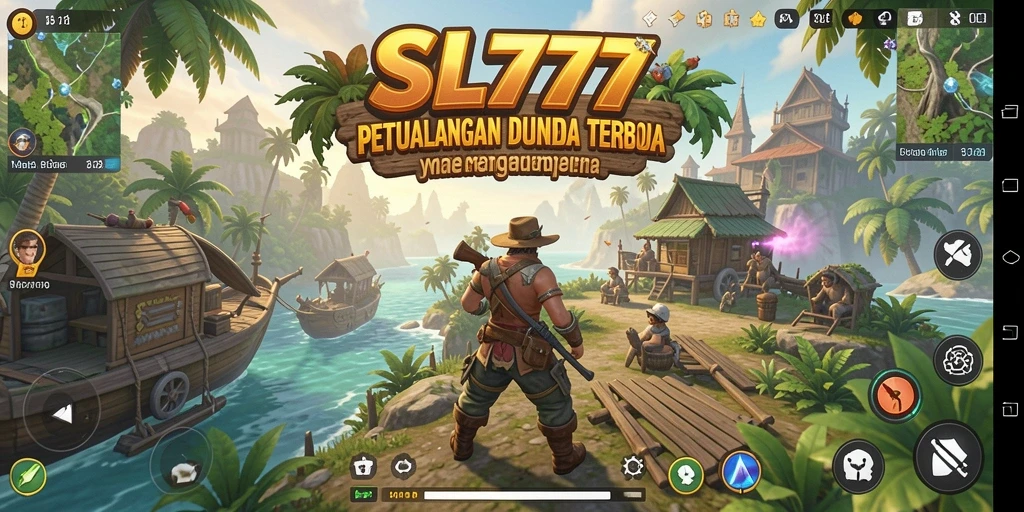 Gameplay menarik di dunia terbuka SL777 yang luas.